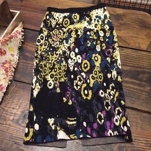 Rachel Rachel Roy pattern print pencil skirt XS
